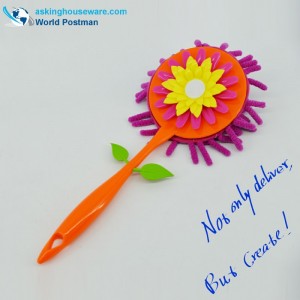 แปรงด้ามยาว Akbrand ตกแต่งด้วยดอกทานตะวัน