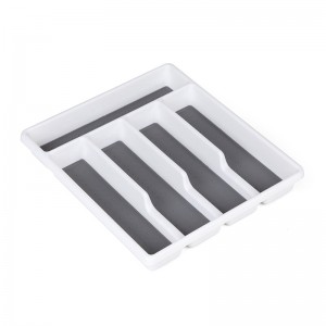 5 ช่องพลาสติกถาดช้อนส้อมถาดเครื่องเงิน