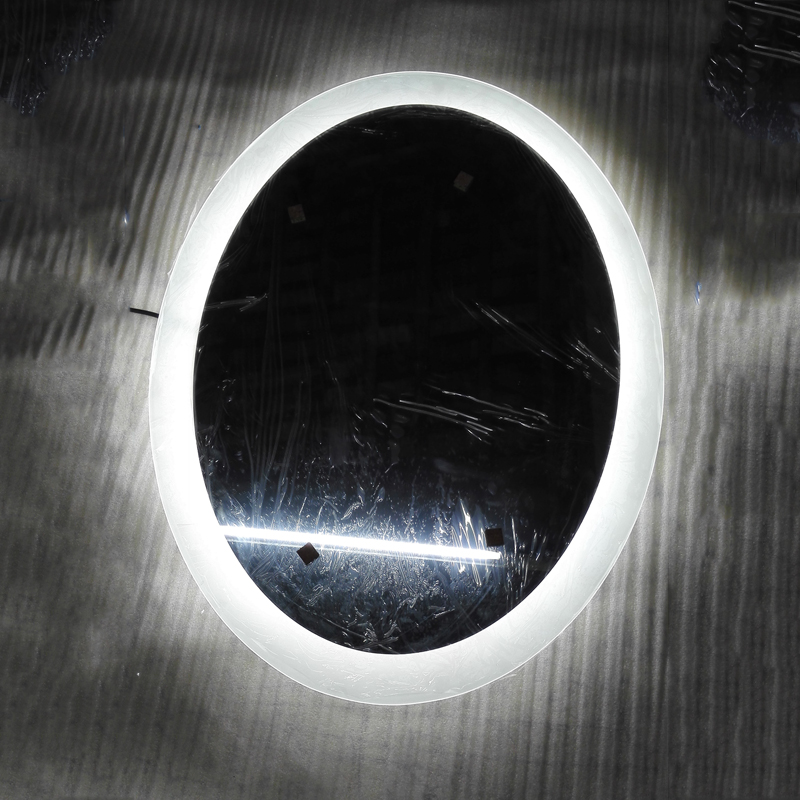 สหภาพยุโรปและสหรัฐอเมริกาไฟส่องสว่าง LED Backed Bathroom Mirror - ENE-AL-117