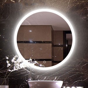 สหภาพยุโรปและสหรัฐอเมริกาไฟส่องสว่าง LED Backed Bathroom Mirror - ENE-AL-115