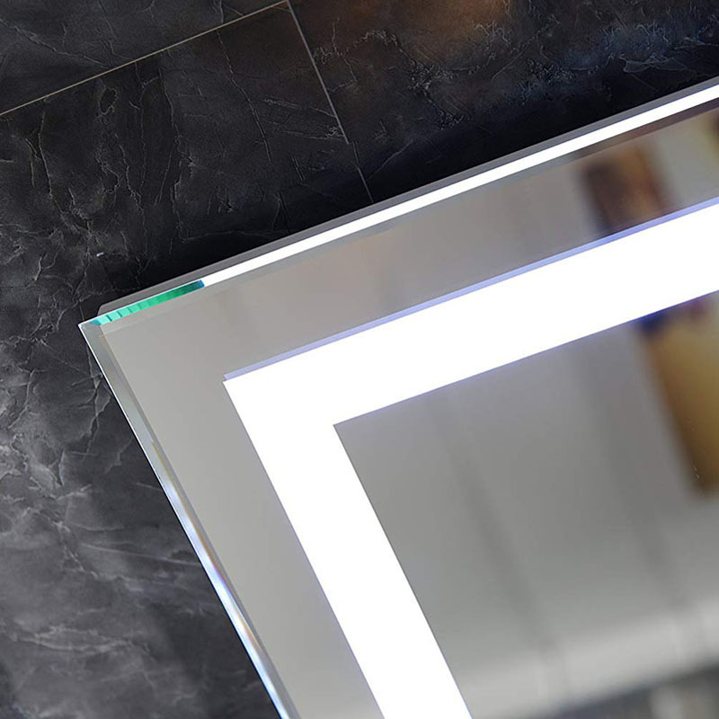 สหภาพยุโรปและสหรัฐอเมริกาไฟส่องสว่าง LED Backed Bathroom Mirror - ENE-AL-101