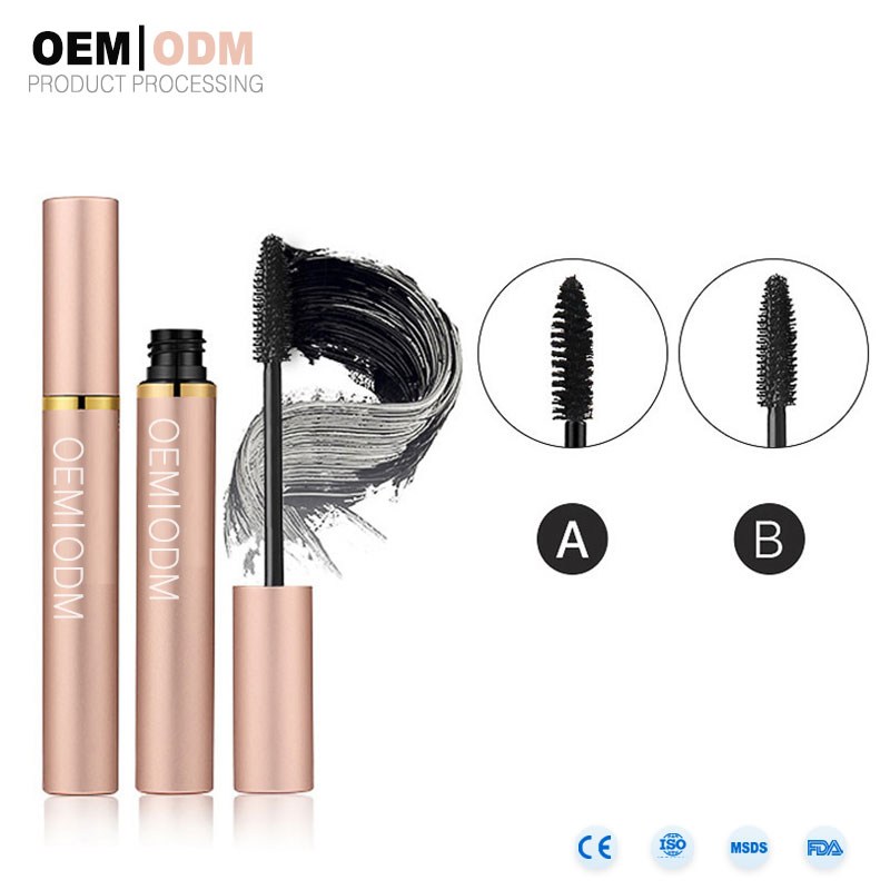 Oem ฉลากส่วนตัวแต่งหน้าตามาสคาร่าเครื่องสำอางค์กันน้ำมาสคาร่าขนตา 4d