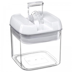 6 ชิ้น BPA ฟรีพลาสติกสุญญากาศอาหารธัญพืชชุดภาชนะที่เก็บ