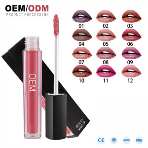 ฉลากส่วนตัวคุณภาพสูง Colorpop Matte Lipgloss เหลวลิปสติก OEM Lipgloss