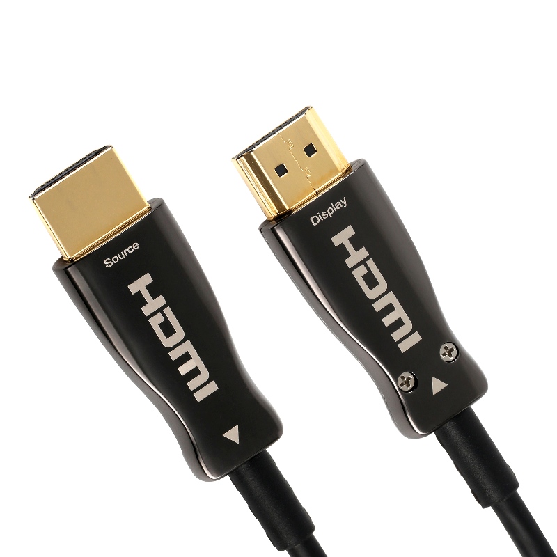 HDMI2.0 ที่ยืดหยุ่นเป็นพิเศษ 15 เมตร 15M 20M 30M 50M 100M 4K @ 60Hz และ 18Gbps สายออปติคอลที่ใช้งาน