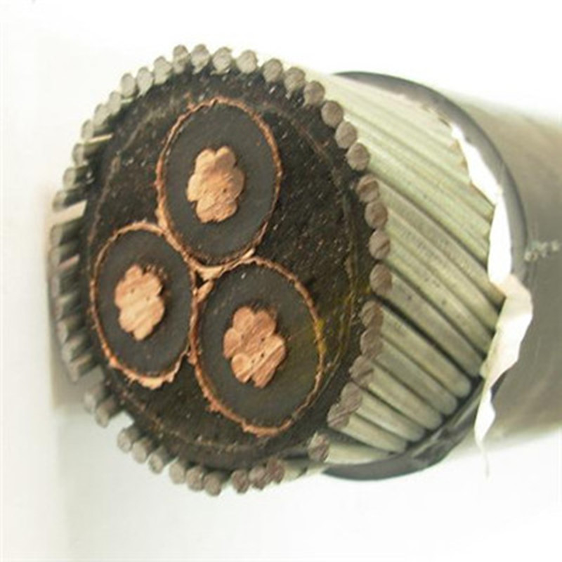 240sq.mm 3 แกนสายเคเบิล STA / SWA หุ้มเกราะ IEC60502-2, ICEA S-93-639, ICEA S-94-649, BS 6622