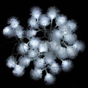 ไฟหิมะ LED สตริง Pompon สีเชือกไฟตกแต่งสำหรับคริสต์มาส / วันหยุด / แต่งงาน / ปาร์ตี้