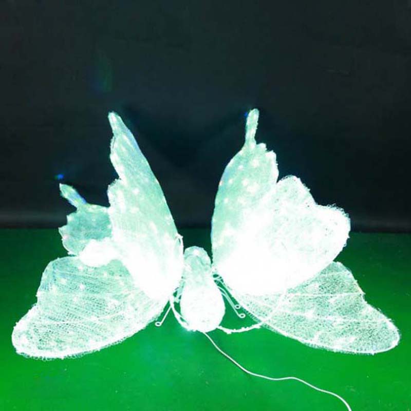 CD-LS122 3D LED Lighted ผีเสื้อแบบจำลองการตกแต่งแสง