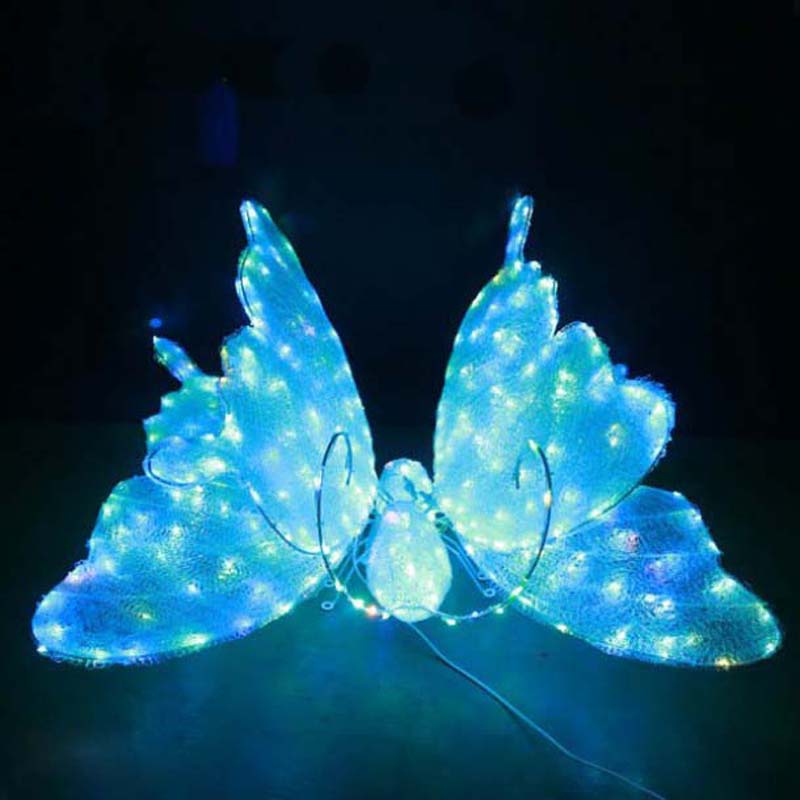 CD-LS122 3D LED Lighted ผีเสื้อแบบจำลองการตกแต่งแสง