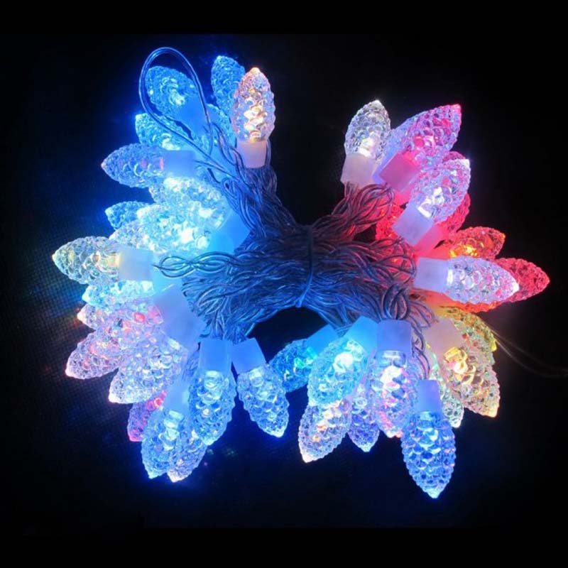 ไฟ LED เชือก RGB เพชร / เกล็ดหิมะไฟ LED ตกแต่งคริสต์มาส