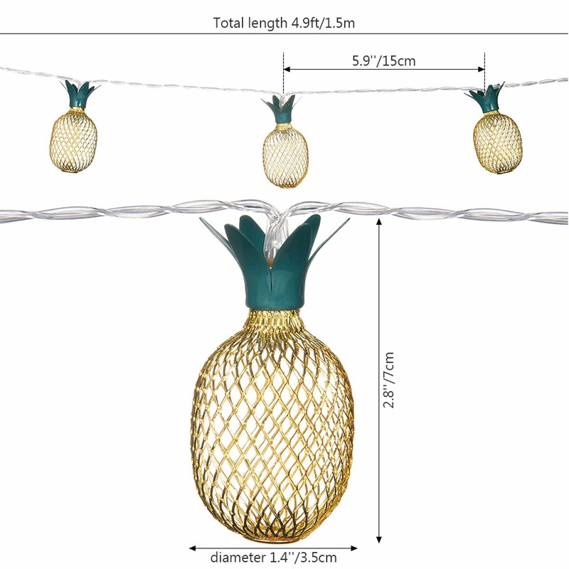 ไฟ LED โทนแสงสีเหลืองอบอุ่น10灯 Pine