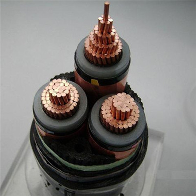 15kv 3 Core 185 ตร. มม. 33kv สายเคเบิลผู้ผลิต Xlpe Underground แจ็คเก็ต PVC