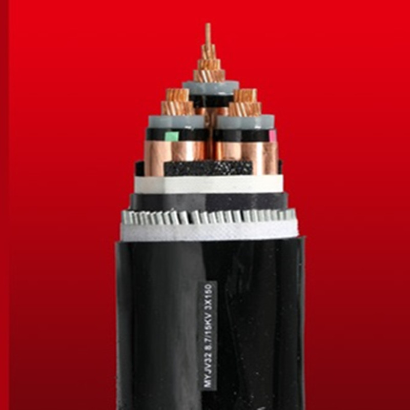 15kv 3 Core 185 ตร. มม. 33kv สายเคเบิลผู้ผลิต Xlpe Underground แจ็คเก็ต PVC