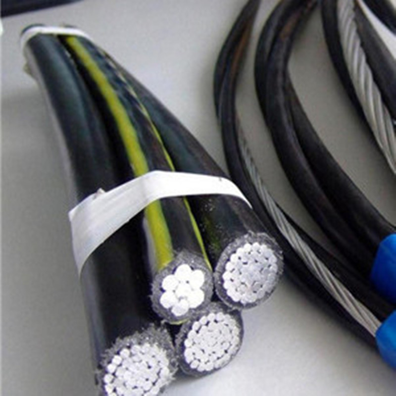4x16mm ABC 4core มัดสาย Xlpe อลูมิเนียมอากาศ / อลูมิเนียม Quadruplex เคเบิล