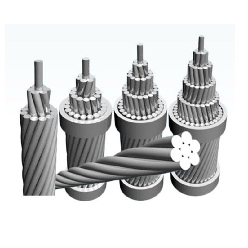 สายตัวนำตัวนำอลูมิเนียมเสริมแรงเหล็ก ACSR IEC61089, ASTM B-232, BS215