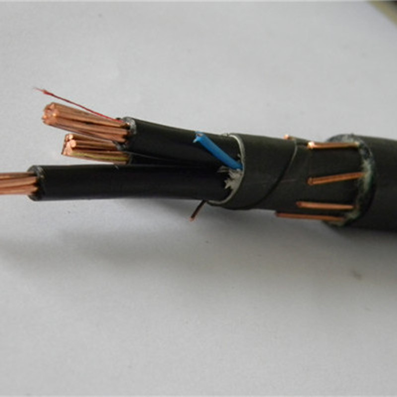 สายเคเบิลหุ้มเกราะสีดำศูนย์กลาง 16 มม. 3 คอร์ 6/3 AWG พร้อมฉนวน PVC หรือ XLPE
