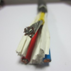 สายเคเบิลหุ้มเกราะสีดำศูนย์กลาง 16 มม. 3 คอร์ 6/3 AWG พร้อมฉนวน PVC หรือ XLPE