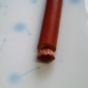 PVDF ฉนวนพิเศษสายเคเบิล / Cathodic Protection Cable DC600V