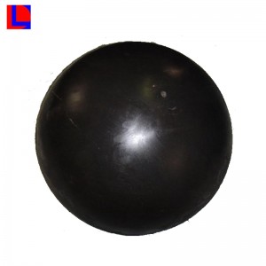 EPDM SBR NBR rubber ball ลูกบอลยางยักษ์ที่เป็นของแข็ง