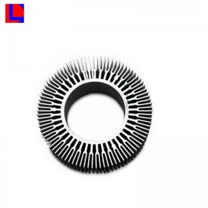 อลูมิเนียมที่กำหนดเองนำการอัดขึ้นรูปแสงที่อยู่อาศัยฮีทซิงค์