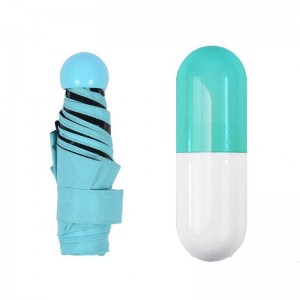 ขายร้อนขนาดเล็กขนาด 5 เท่ามินิสุภาพสตรีแคปซูลร่ม