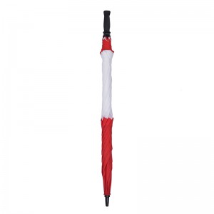 จีนร่มสองชั้นผู้ผลิตชั้นนำ 30 นิ้ว 8ribs ร่มกอล์ฟที่มีการพิมพ์โลโก้