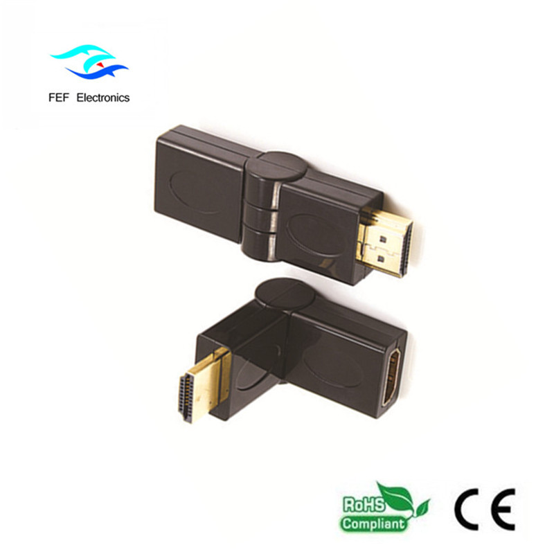 ตัวต่อ HDMI แบบอะแดปเตอร์ตัวเมีย HDMI เป็นหญิงชุบทอง / ชุบนิกเกิลรหัส: FEF-HX-002
