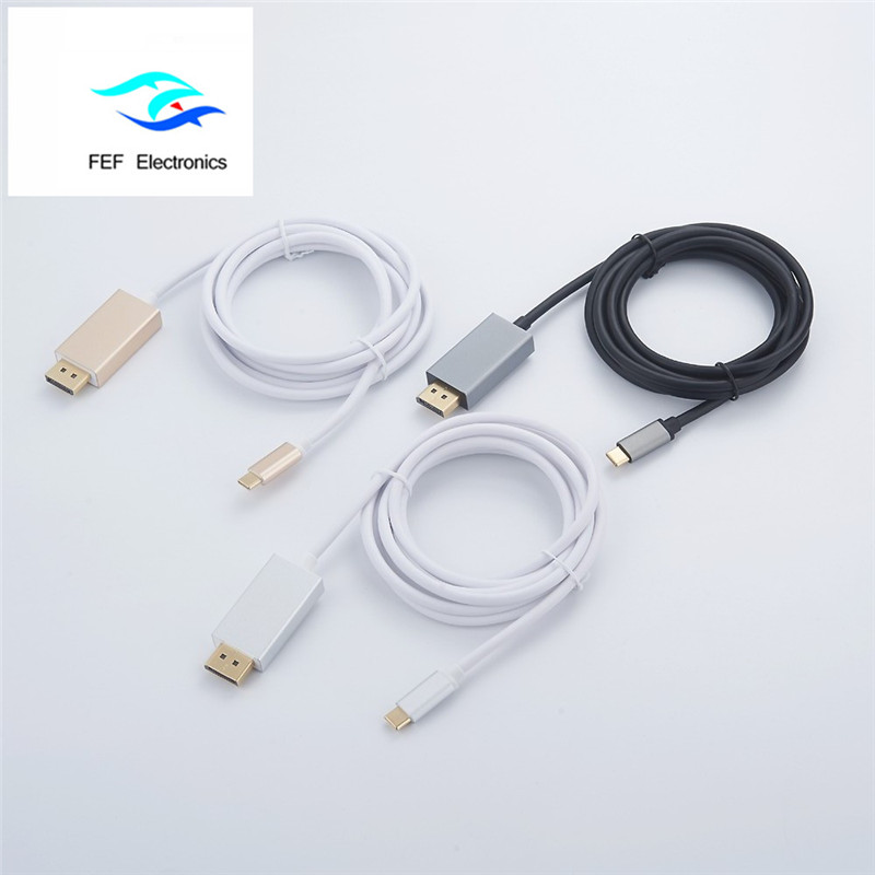 ตัวแปลงสัญญาณดิสเพลย์ตัวผู้ใช้สำหรับแสดงผลแบบ USB ผู้ชาย TYP-C เป็น Mini Displayport รหัส ABS: FEF-USBIC-014