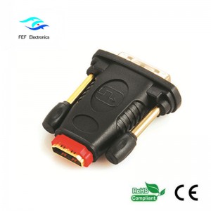ตัวแปลง HDMI เป็นหญิงกับ DVI 24 + 1 ตัวแปลงเพศชายกับเพศหญิงรหัส: FEF-HD-006