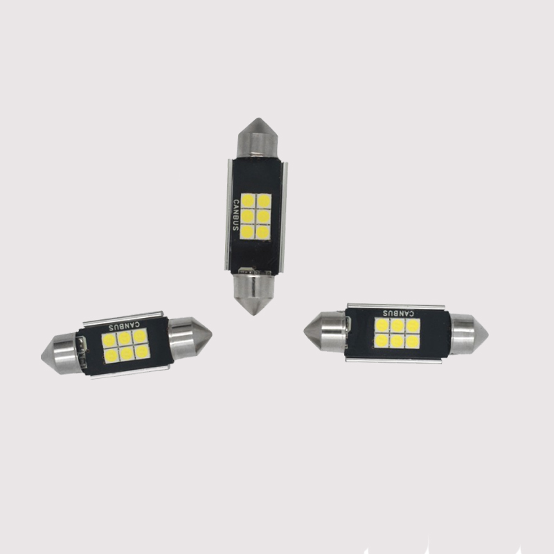 ใหม่สุดสดใส CANBUS 3030 6smd C5W พู่ห้อย 31 มิลลิเมตร 36 มิลลิเมตร 39 มิลลิเมตร 42 มิลลิเมตรนำแสง