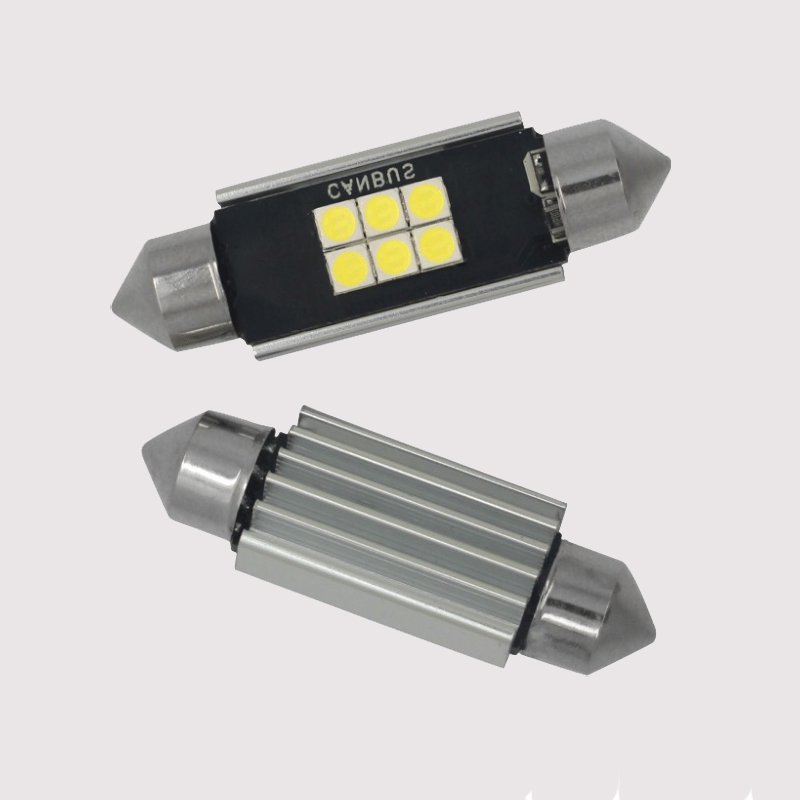 ใหม่สุดสดใส CANBUS 3030 6smd C5W พู่ห้อย 31 มิลลิเมตร 36 มิลลิเมตร 39 มิลลิเมตร 42 มิลลิเมตรนำแสง