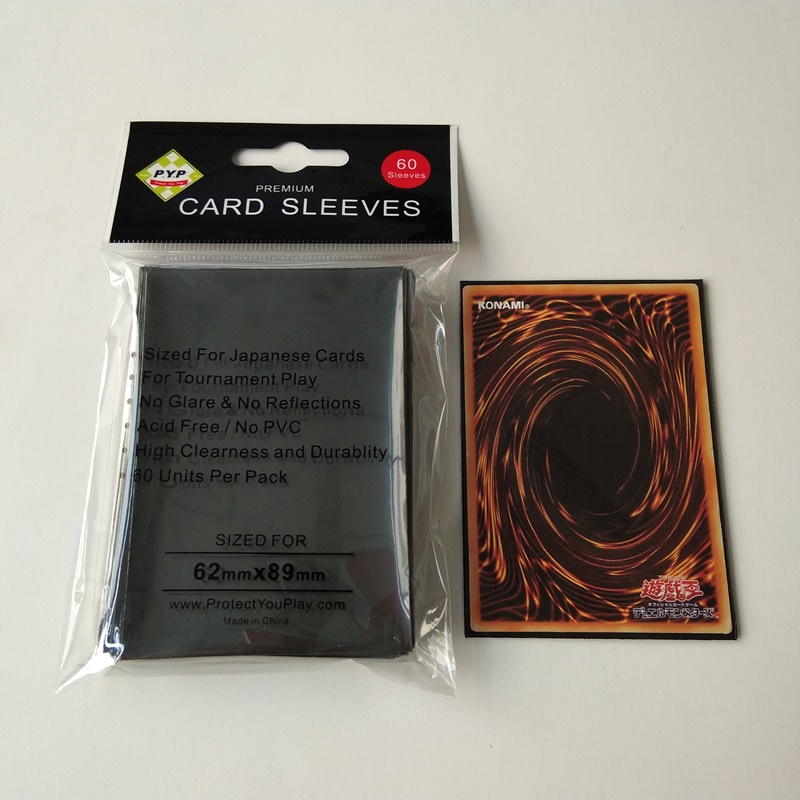 ญี่ปุ่นขนาดเล็กขนาด Yugioh การ์ดสำรับไพ่ยามแมตต์การ์ดเกมแขน 62X89mm