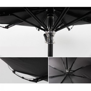 การตลาดการโฆษณา 3 พับเปลี่ยนสี manul เปิดร่มผ้าป้องกันรังสียูวี