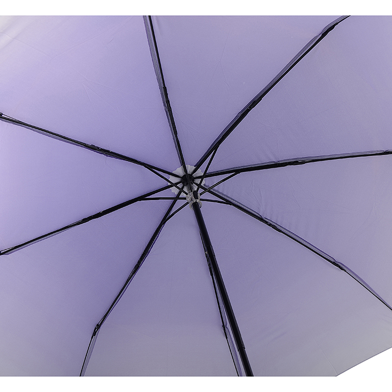 ของขวัญพกพาพับเด็กสีเหลืองสีม่วงฝนท่องเที่ยว 3 พับได้ร่ม