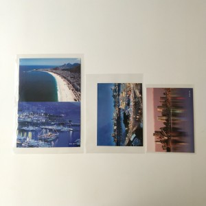 ถุงเก็บภาพถ่ายปกแขนพลาสติกใสคริสตัลใส