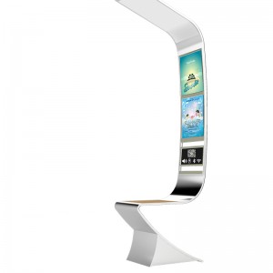 อุปกรณ์โฆษณาไฟ LED พลังงานแสงอาทิตย์ Smart Bench