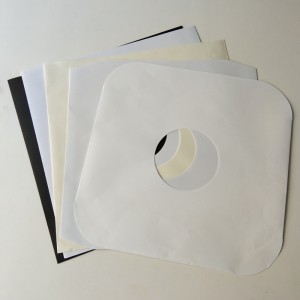 12 Inner Paper Vinyl White LP Inner Sleeves สำหรับ 33RPM Vinyl Record