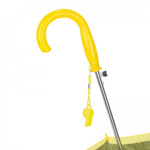 ร่มรูปสัตว์พร้อมการ์ตูนเปิดอัตโนมัติเปิดตรงร่ม 19 นิ้วสำหรับเด็ก