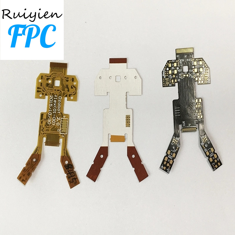 จีนปัญญาหุ่นยนต์แกะสลัก PCB fpc ที่มีความยืดหยุ่นผู้ผลิตแผงวงจรพิมพ์