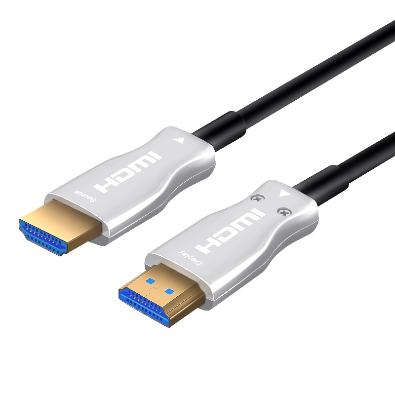 สายเคเบิลไฟเบอร์ออปติคอล HDMI, HDMI 2.0 น. ถึง 4K, @ 60HZ, 18Gps, RGB4: 4: 4 3D ARC