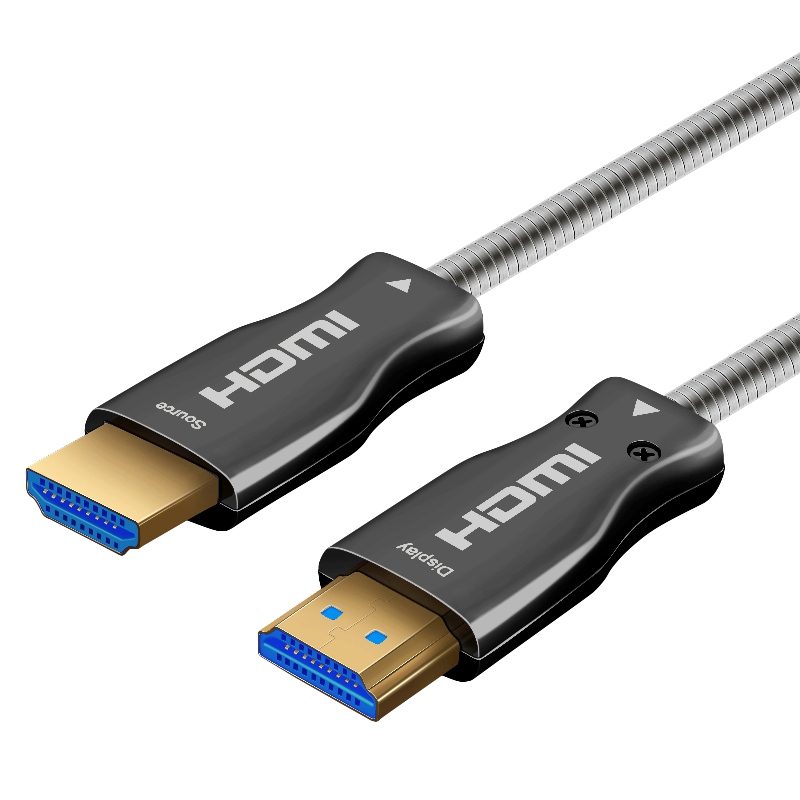 สาย HDMI 2.0 ใยแก้วนำแสง HDMI 4 K 60 เฮิร์ตสาย HDMI 4 K 3d สำหรับ HDR TV