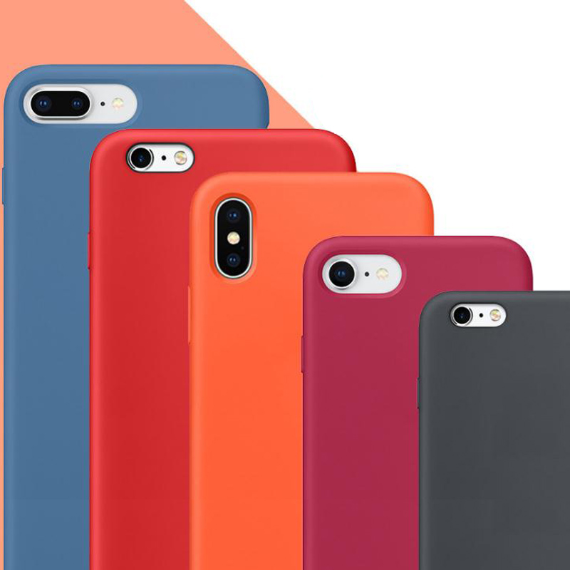 กรณีโทรศัพท์ซิลิโคนคุณภาพสูงสำหรับ iphone xs, xr, สูงสุด