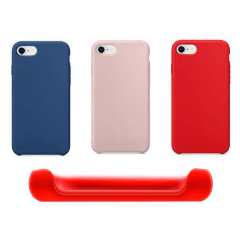 เคสโทรศัพท์ไมโครไฟเบอร์ซิลิโคนอ่อนนุ่มเหลวสำหรับ iPhone Xs