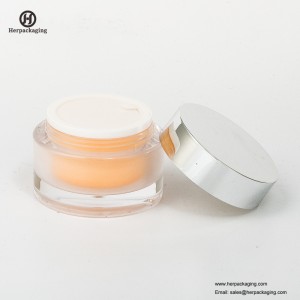 HXL213A หรูหราอะคริลิคกลมเปล่าขวดเครื่องสำอาง