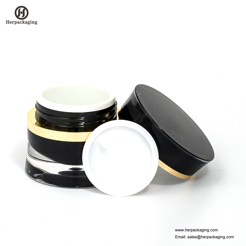 HXL217 ขวดอะคริลิคใสแบบกลมหรูหรา