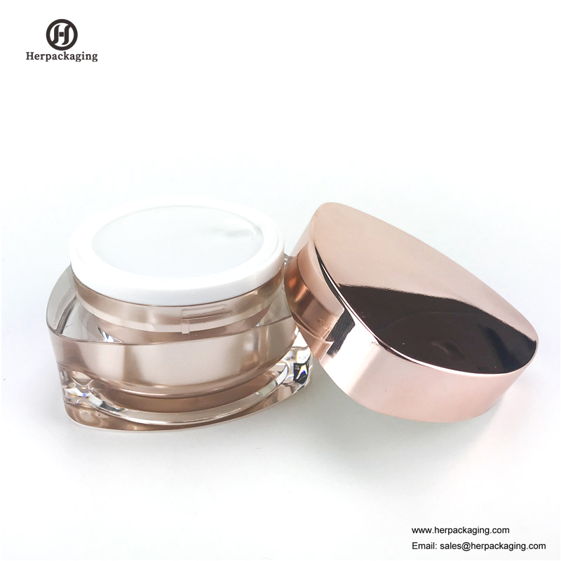 HXL219 ขวดอะคริลิคใสกลมหรูหรา