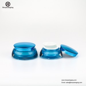 HXL222 ขวดอะคริลิคใสแบบกลมหรูหรา