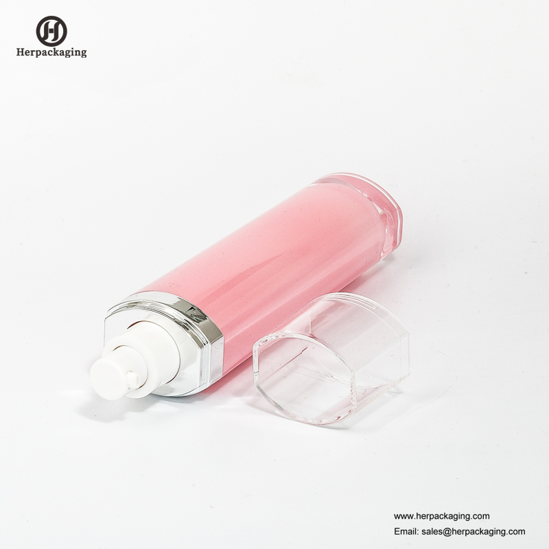HXL319 ที่ว่างเปล่าอะคริลิครีมสุญญากาศและขวดโลชั่นบรรจุภัณฑ์เครื่องสำอางดูแลผิวภาชนะ