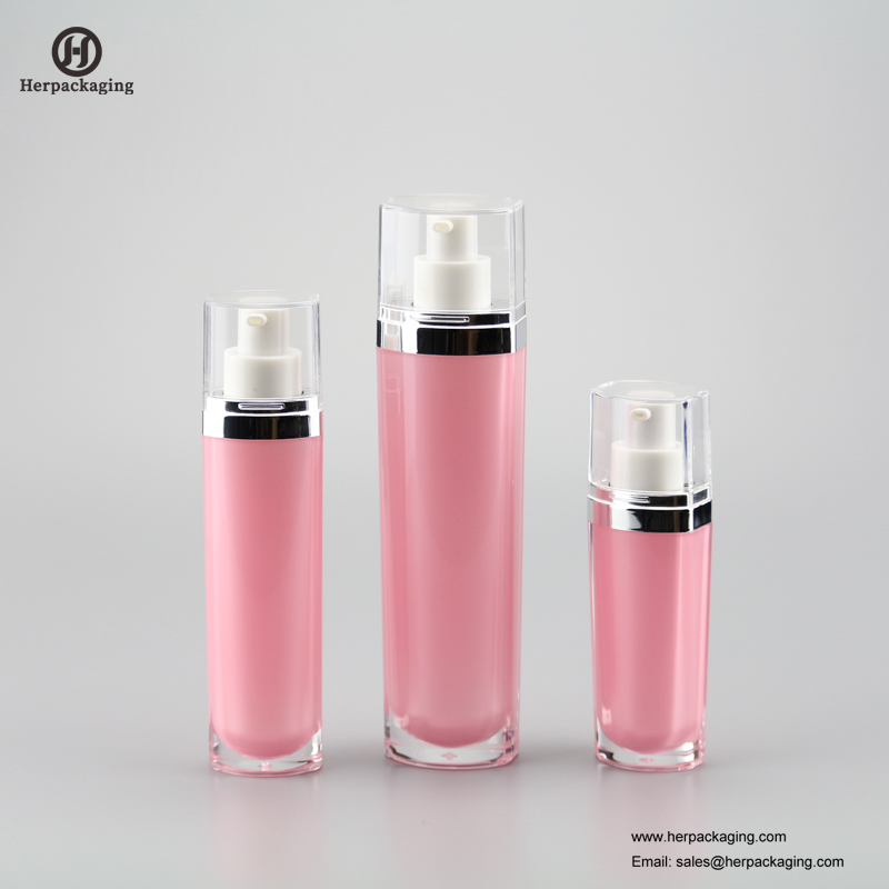 HXL322 อะคริลิเปล่าครีมสุญญากาศและขวดโลชั่นบรรจุภัณฑ์เครื่องสำอางดูแลผิวภาชนะ