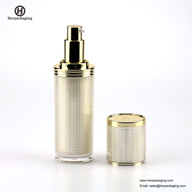 HXL329 อะคริลิคเปล่าครีมและขวดโลชั่นเครื่องสำอางบรรจุภัณฑ์ดูแลผิวคอนเทนเนอร์